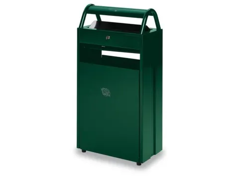 Combi-Asbak 8/60 liter Groen 960x480x250 Overkapping Verzinkt