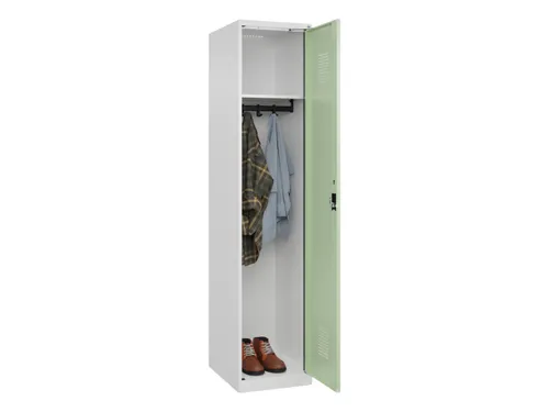 locker,HxBxD 1850x400x500mm,1vak,vak B 400mm,cil.-slot,staand op vloer