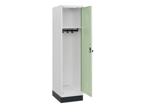 schoollocker,HxBxD 1630x400x500mm,1vak,vak B 400mm,draaigrendel,sokkel