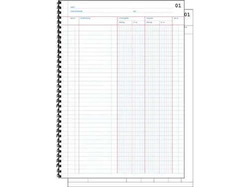 Expres kasboek btw kolom ft A4 NL dupli 50x2 vel