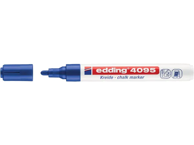 Krijtmarker e-4095 blauw