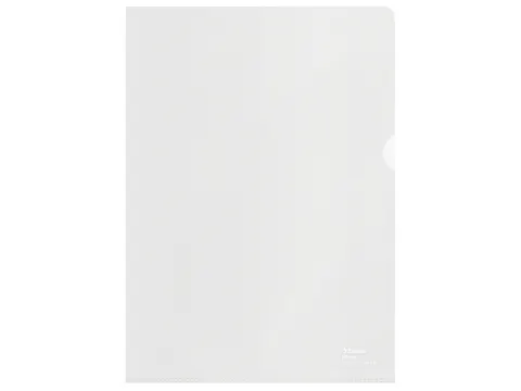 Insteekmap L-map Esselte A4 100% gerecycled PP transparant mat 0.10mm