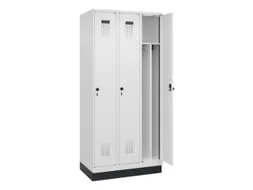 locker voor scheiding van kleding,HxBxD 1950x900x500mm,3vak