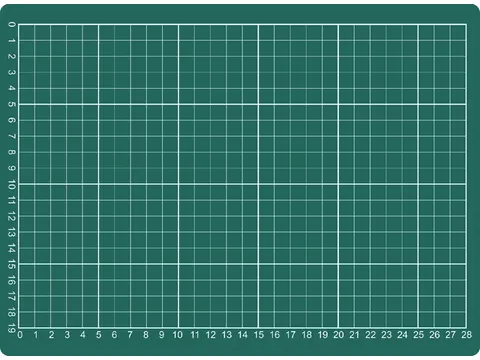 Snijmat A4 300x220mm groen