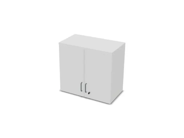 opzetkast v. kast met openslaande deuren Bl-wit 740x800x445mm