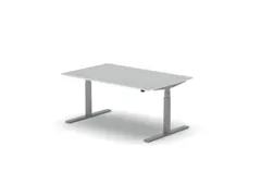 Elektrisch ihv bureau,HxBxD 650-1310x1600x1000mm,blad wit