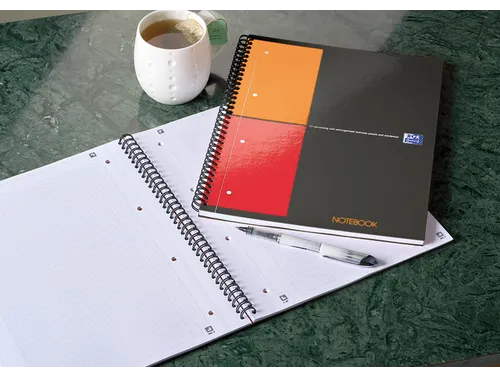 Spiraalblok Oxford International Notebook A4+ ruit 5mm