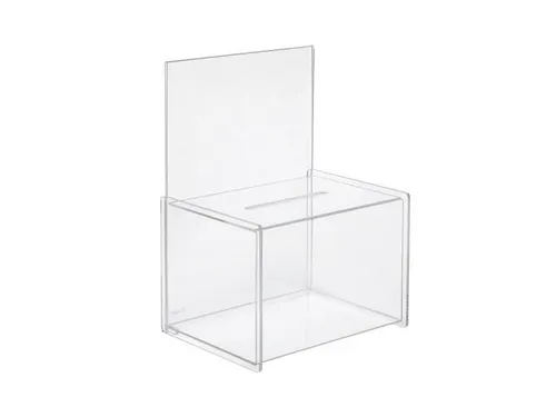 Aktiebak Sigel Transparant 225x300x170mm + Insteek Voor A4