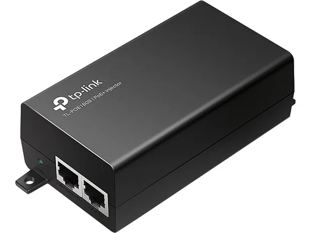 Tp-Link Gigabit Poe+ Injector Tl-Poe160S 1Xrj-45 30W Poe+ Black