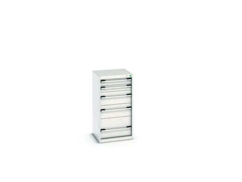 ladekast HxBxD 1000x525x525mm 5laden romp RAL7035 front RAL7035