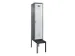 armoire vestiaire avec banc noir et blanc,HxlxP 2120x400x815mm