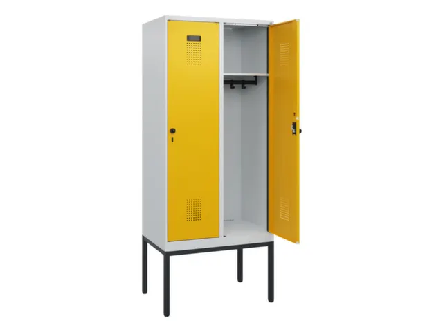 schoollocker,HxBxD 1950x800x500mm,2vak,vak B 400mm,draaigrendel