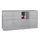 lockerkast,HxBxD 855x1600x500mm,4x2vakken,RAL7035,front RAL7016