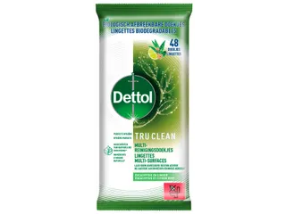 Dettol Reinigingsdoekjes TruClean Eucalyptus & Lime pak van 48 doekjes - 2