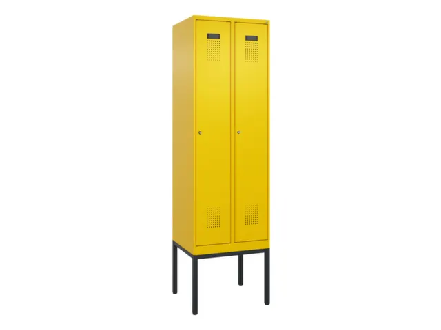 locker voor scheiding van kleding,HxBxD 2120x600x500mm,2vak