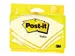 Notes, ft 76x127mm, geel, blok van 100 vel, op blister