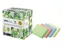 Sticky notes UPM recycled 50x40mm assorti blok 100 vel, doos 16x blok