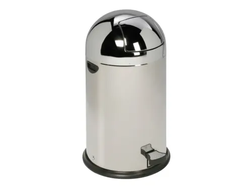 Push & Kick Afvalbak Rvs 22 Liter Hxd 640x355mm Met Voetpedaal