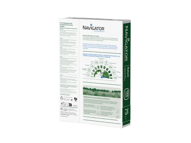 Kopieerpapier Navigator Nature A4 75 Gram wit Halve Pallet