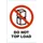 Waarschuwingsetiket do not top load 74mmx105mm 500 stuks