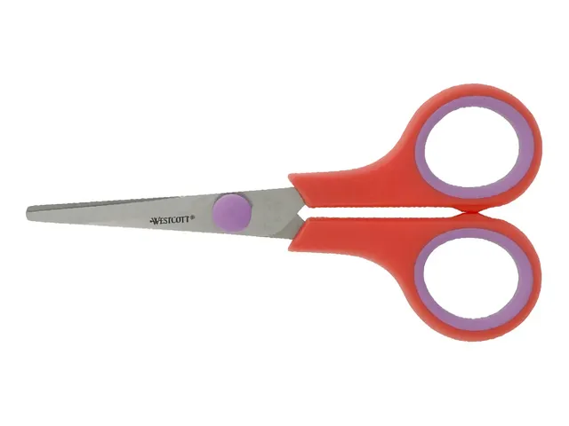 Easy grip jeu de 3 ciseaux 14/20/24,5cm rouge corail/ rouge mûre acie
