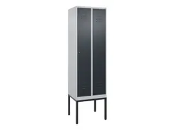 locker voor scheiding van kleding,HxBxD 2120x600x500mm,2vak