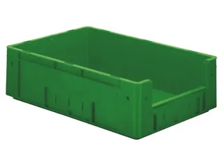 Euronorm Stapelkrat Groen 175x600x400mm 31l Gesloten Grijpopening - 1