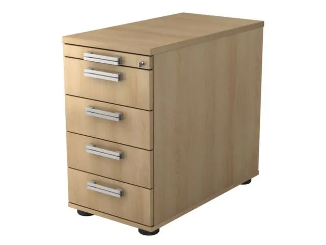 caisson de bureau,HxlxP 720-760x428x800mm,4tiroir(s),tiroir plumier