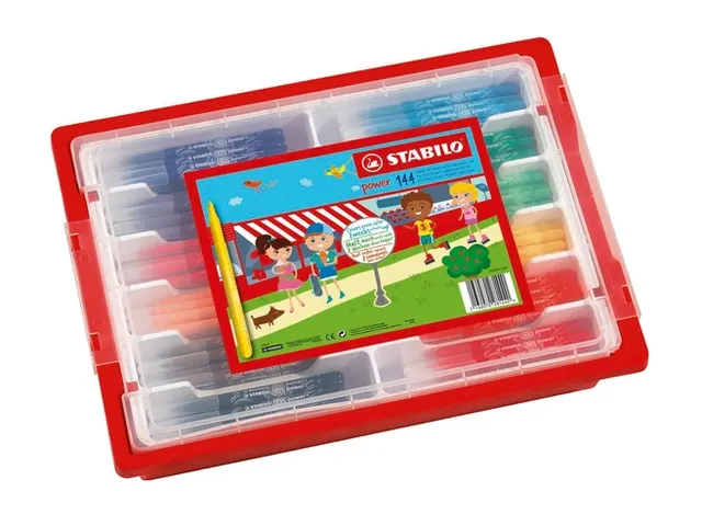 Viltstift met dikke punt STABILO power Classpack