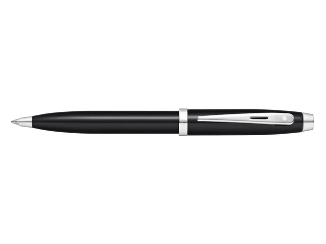 Balpen SHEAFFER 100 E9338 Glossy black lacquer chrome plated