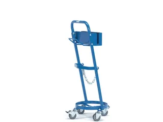Flessenkar,draagverm. 80kg,laadvl. Ø 310mm,1x11l fles,platform open - 2