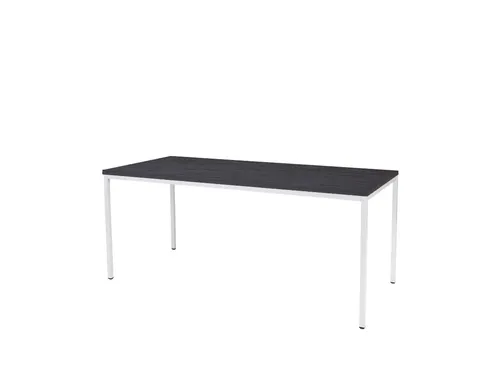 Domino Basic Tafel Vaste Hoogte 180x80 houtprint schaduw wit 4-poots