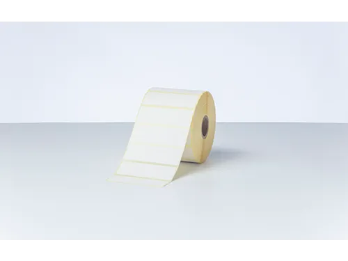 Brother BDE-1J026076-102 voorgestanste labelrol met witte labels van 7