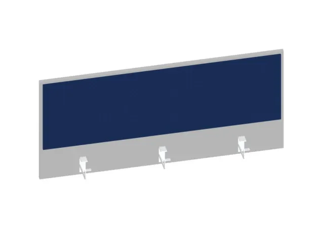 baliepaneel bureau aanbouw achter MP-lichtgrijs BN6016-blauw 1200mm