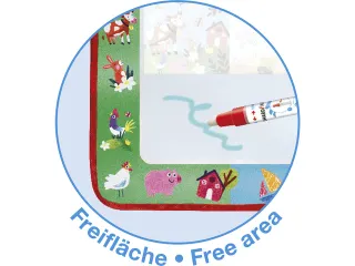 Tekenmat Eberhard Faber Aquafun 32x32cm incl. 1 waterstift - 9