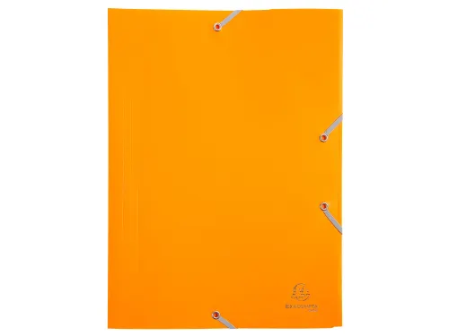 Elastomap A4 Assorti 3 Kleppen Polypropyleen 4/10de Ondoorschijnend