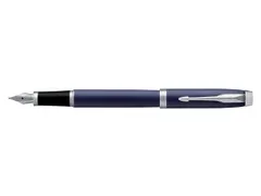 Vulpen Parker IM Matt Blue CT Finish Medium Blauwe inkt
