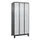 Z-garderobekast,HxBxD 1950x900x500mm,vak B 150/300mm,cil.-slot,voeten