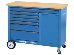 GEDORE 1504 XL Roller werkbank 1,25m breed met 7laden