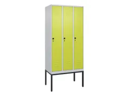 locker voor scheiding van kleding,HxBxD 2120x900x500mm,3vak