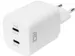 Oplader ACT USB-C 100W 2-poorts PD, PPS, AVS, QC, Ganfast
