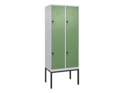 dubbeldekse locker,HxBxD 2120x800x500mm,2x2vak.,vak B 400mm