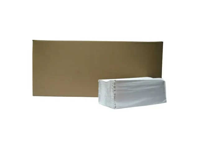 Papieren Handdoeken Recycled Z-vouw 1-laags 23x25cm 20x250 Vel
