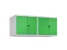 Rehausse d’armoire 4 compartiments L300mm RAL7035/RAL6037