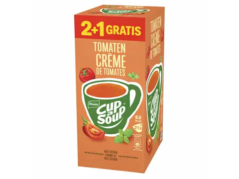 Cup a Soup Knorr tomaten creme Soep 175ml 2+1 Gratis