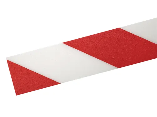 Vloermarkeringstape DURALINE 50mmx30m rood-wit