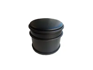 Deurstopper Zwart ⌀9 x7.5 cm - 1