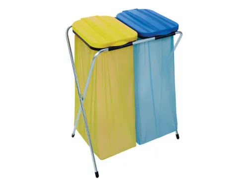 Vepa Bins Duo zakhouder Blauw groen Geel
