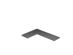 legbord,v. magazijnstelling,BxD 1000x400mm,vakl. 125kg,verzinkt