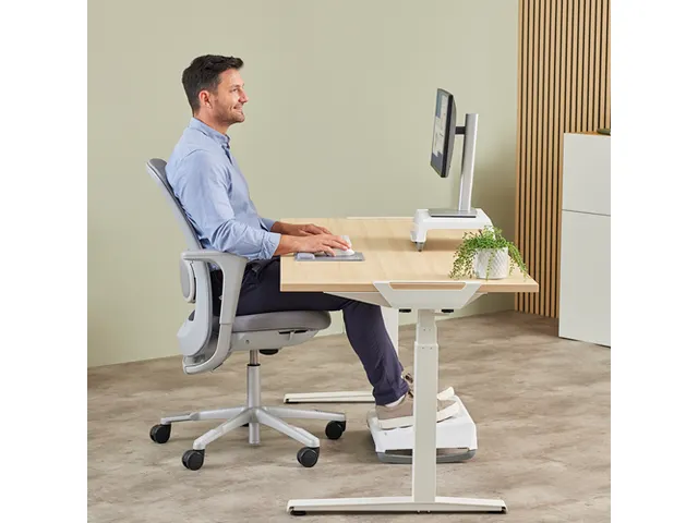 Polssteun Fellowes Breyta compact grijs 6x32cm